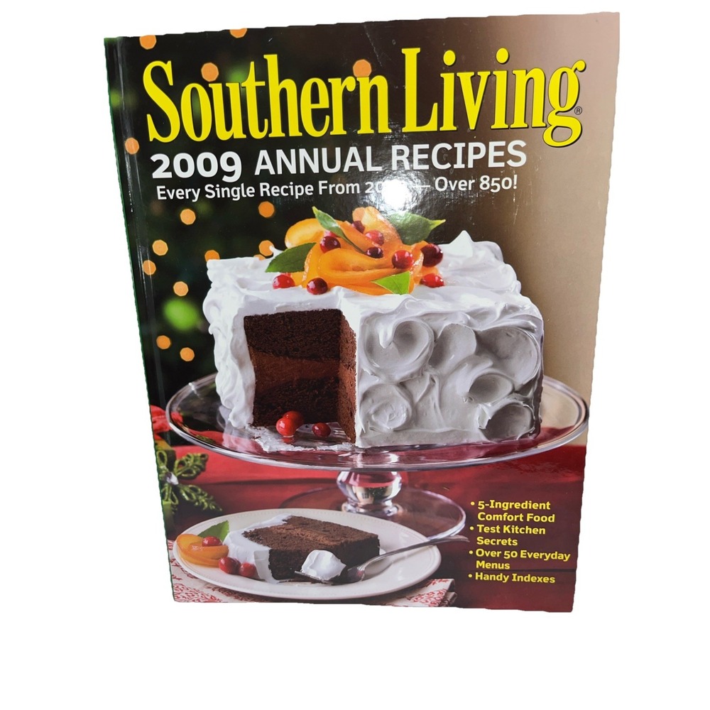 Vintage 2009 Annual Recipes Southern Living Cookbook Cook Book Cooking